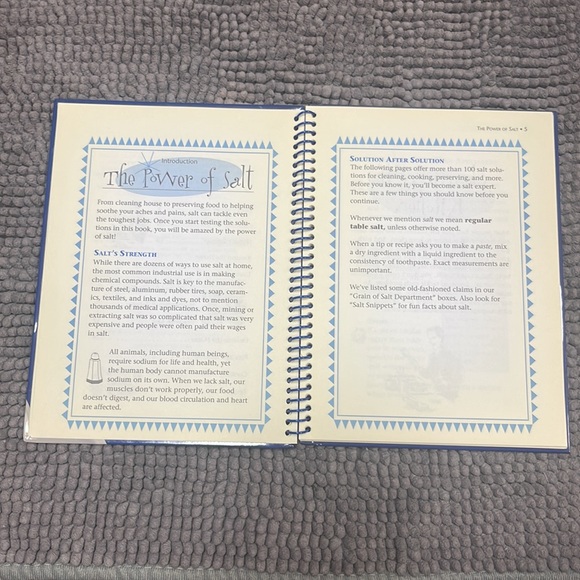 Over 100 Helpful Household Hints Salt hardcover book - Picture 5 of 12